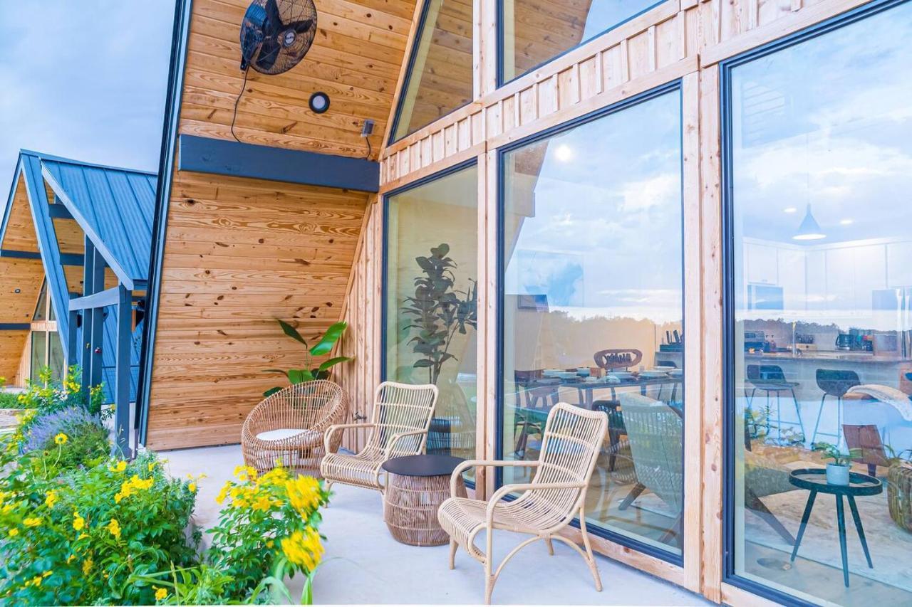 Gruene Daze Chalet - Stylish Aframe - Escape The Ordinary นิวบราวน์เฟลส์ ภายนอก รูปภาพ