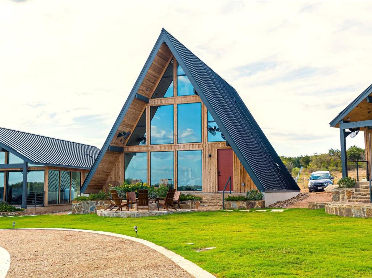 Gruene Daze Chalet - Stylish Aframe - Escape The Ordinary นิวบราวน์เฟลส์ ภายนอก รูปภาพ