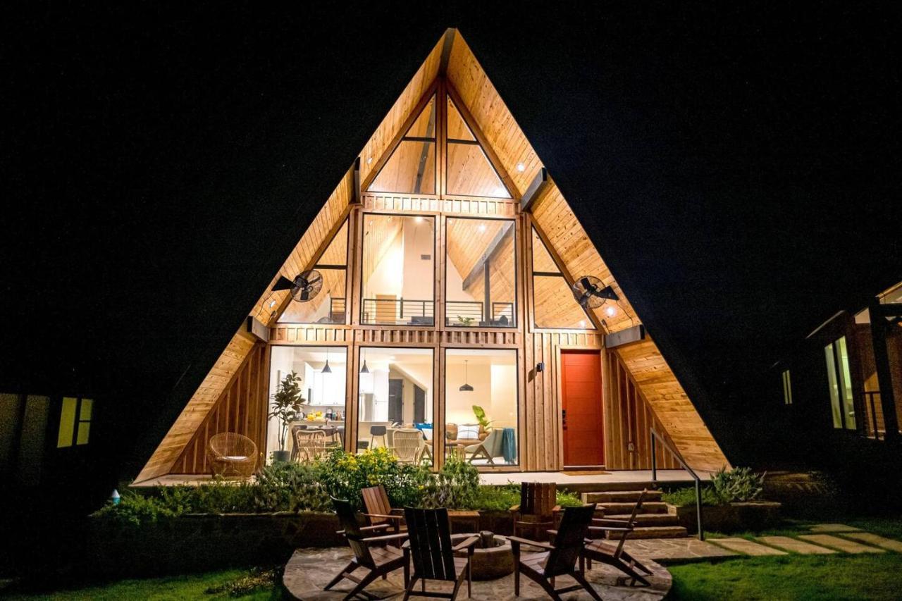 Gruene Daze Chalet - Stylish Aframe - Escape The Ordinary นิวบราวน์เฟลส์ ภายนอก รูปภาพ