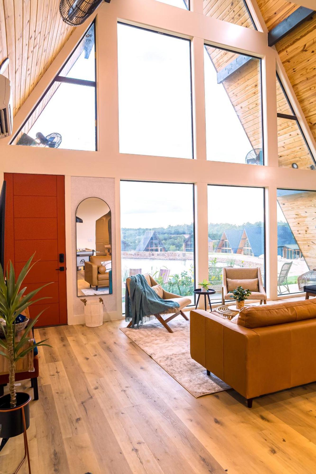 Gruene Daze Chalet - Stylish Aframe - Escape The Ordinary นิวบราวน์เฟลส์ ภายนอก รูปภาพ